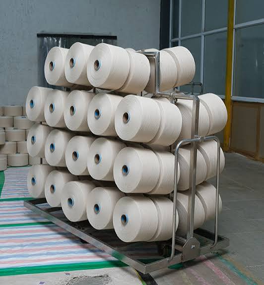 Inside KVP Spinning Mills production floor